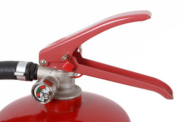 detail of fire extinguisher