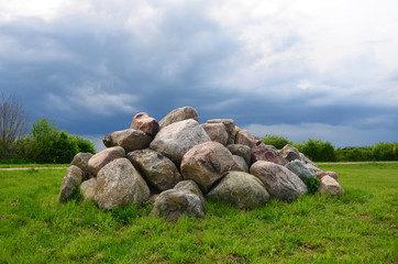 granitsteinhaufen