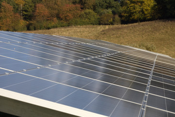 Solarpark bei Homberg (Effze) in Hessen.