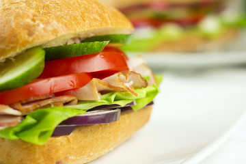 sandwich close up