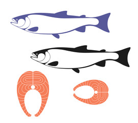 Salmon vector