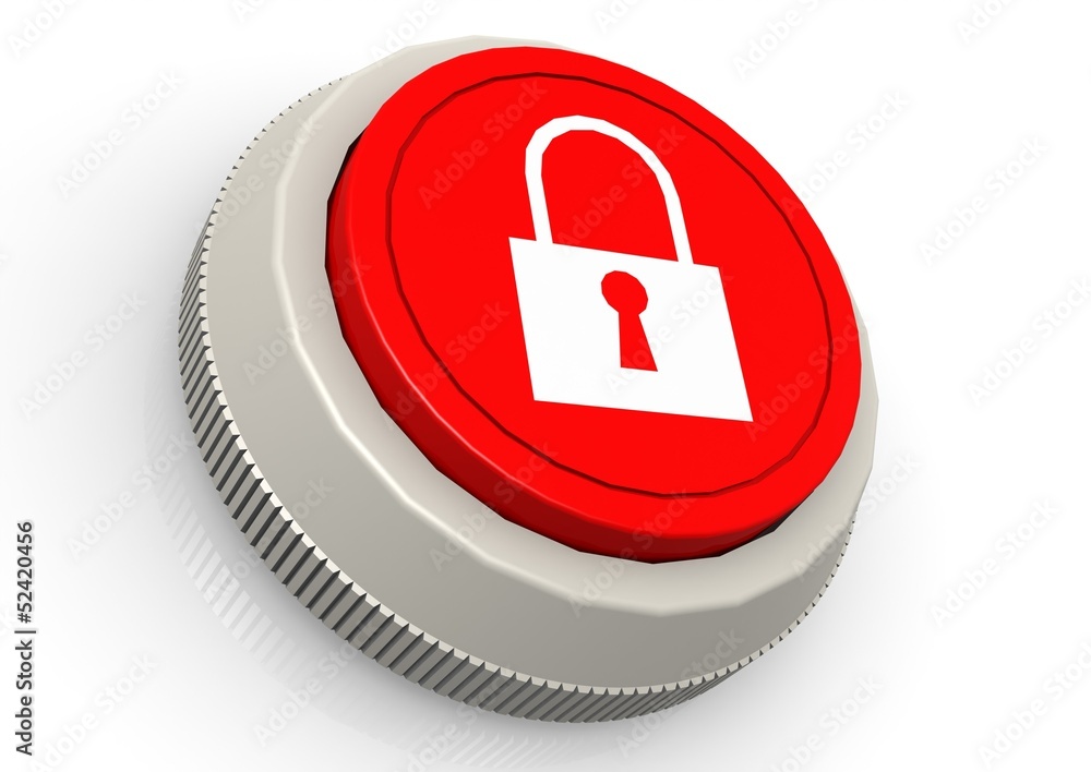 Poster lock button