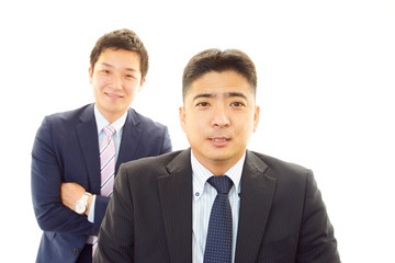 笑顔のビジネスマン