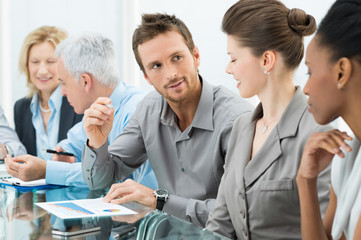 Business People In Meeting