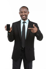 Businessman with phone