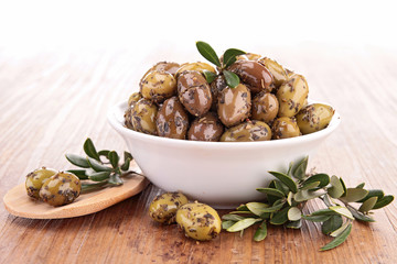 bowl of olives