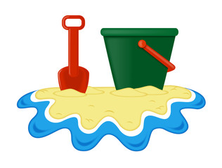 secchiello e paletta