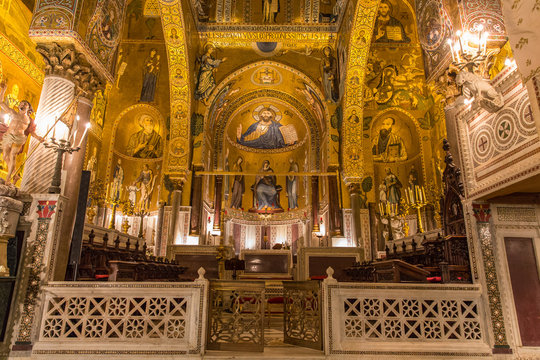 Capella Palatina im Palazzo dei Normanni, Palermo, Sizilien