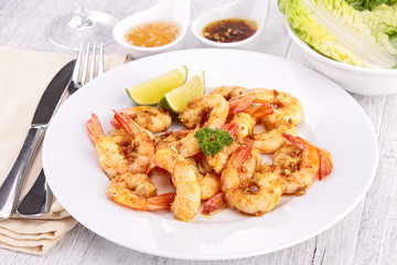 grilled shrimp