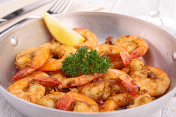 Fototapeta premium grilled shrimp