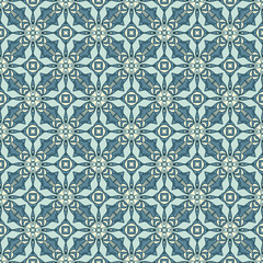 Seamless Colorful Retro Pattern Background