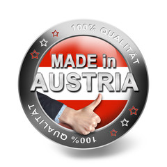 Made in Austria, like button
