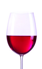 Glass of wine close-up