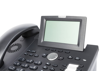 display of modern business phone