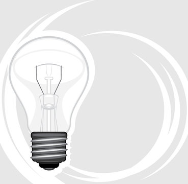 Light bulb. Icon for design