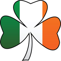 Irish Flag and Symbol Combination - 52432214