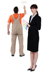 Interior designer and painter