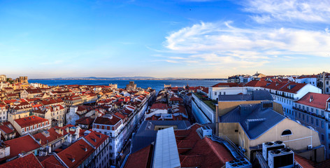 Lisbon panorama view