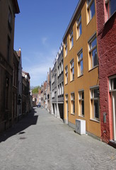 Rue à Bruges, Belgique