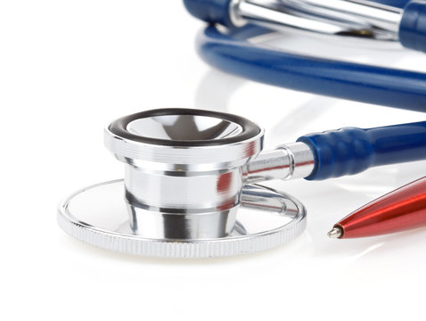 medical stethoscope with pen
