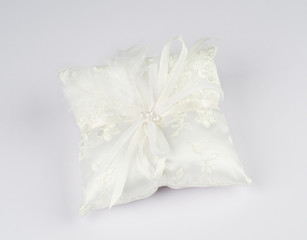 Beautiful pillow for wedding rings