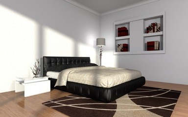 modern bedroom interior | Wohndesign