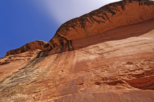 Red Cliff in a desert canyon