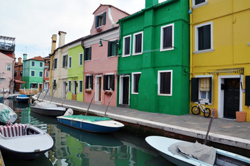 Fototapeta na wymiar Burano, Wenecja, Włochy