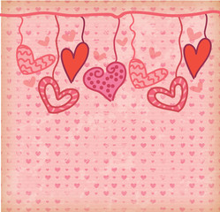 hanging hearts