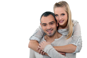 Fototapeta premium Couple hugging