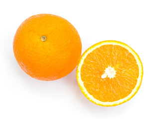 orange isolated on white background