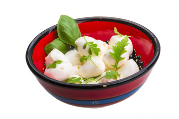 Mozzarella with herbs