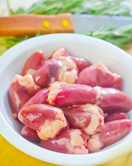 chicken hearts