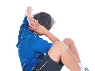 kind macht sit-ups