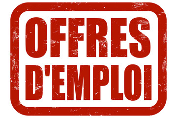 Grunge stempel rot OFFRES D'EMPLOI