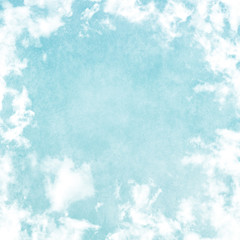 Fototapeta na wymiar Grunge image of blue sky.