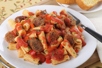 Rigatoni and Sausage
