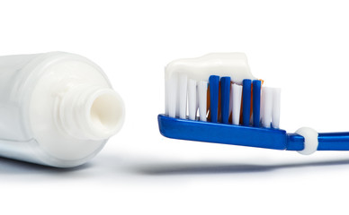 Toothbrush and toothpaste