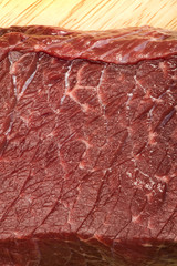 Raw beef steak meat