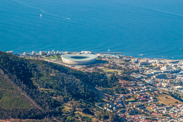 Obraz premium Scenic View in Cape Town, Table Mountain, South Africa