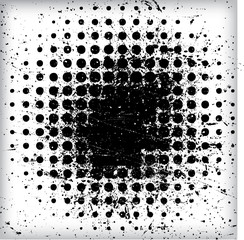 Grunge halftones background