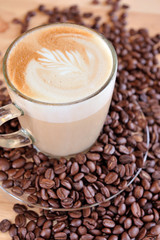 Fresh coffee beans