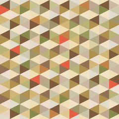 Panele Szklane  Geometryczne tło - wzór w kolorach vintage