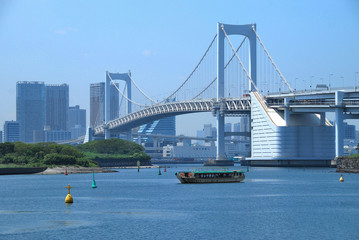 Rainbow Bridge, Tokyo, Japon