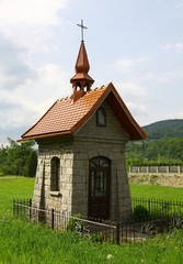 granite pretty chapel in Kasinka village