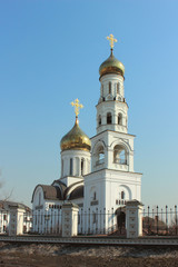 Fototapeta na wymiar The Church of the Martyr Varus. Moscow.