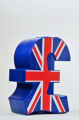 Union Jack Pound Sterling Symbol