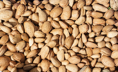 some almonds at street market