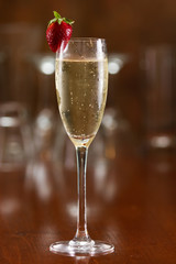 glass of champagne