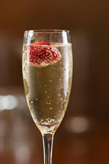 glass of champagne